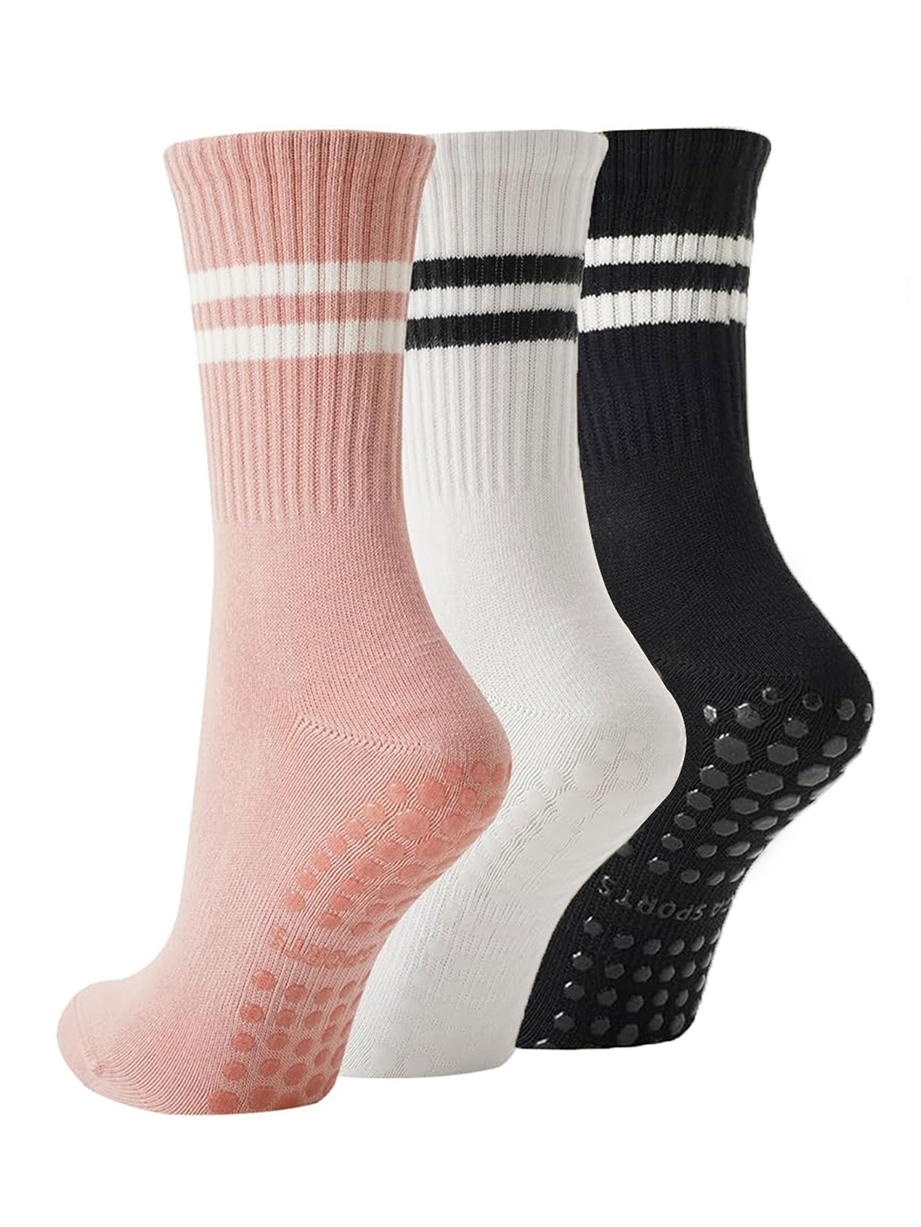 Pilates Yoga Sport - 3 paires de chaussettes de yoga,