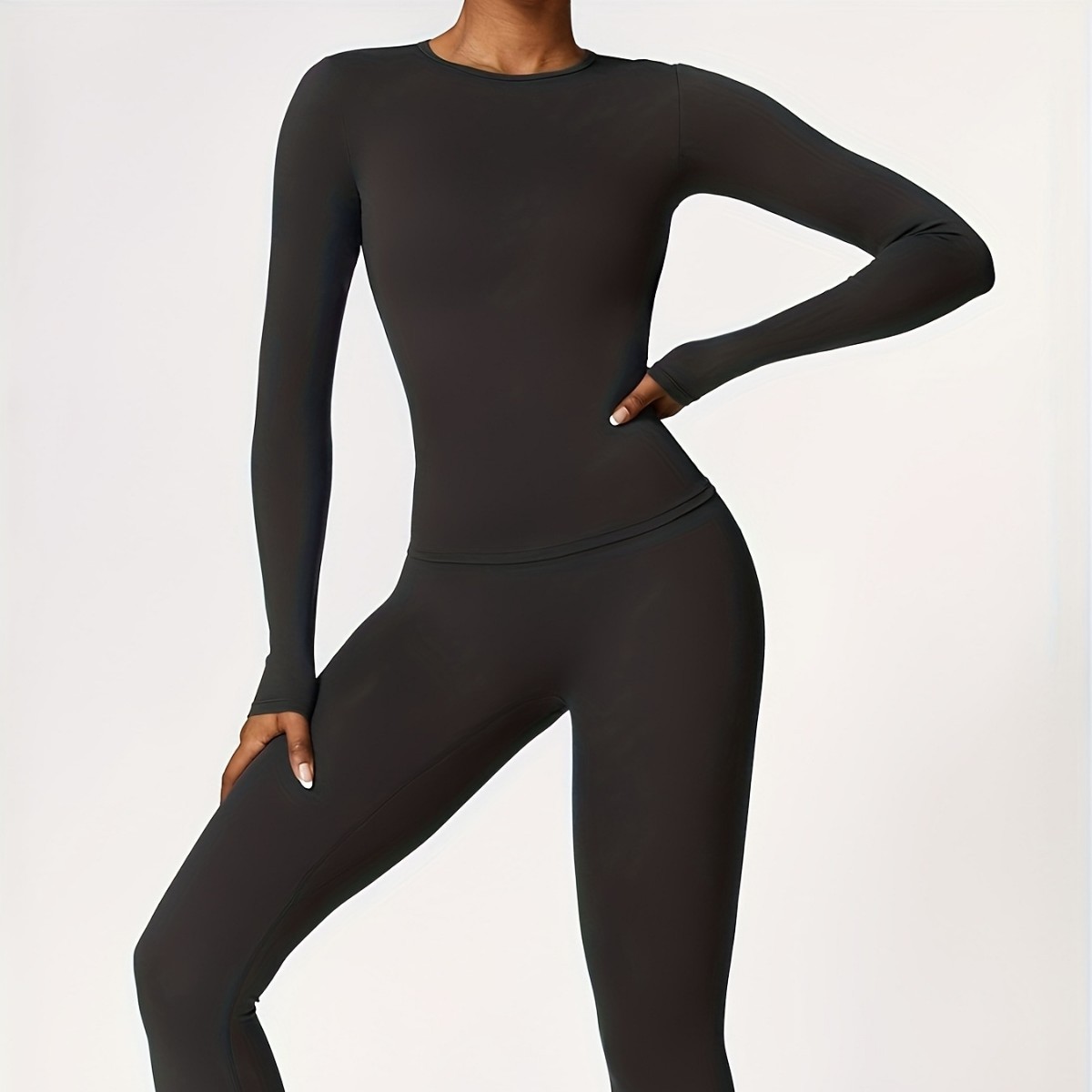 Pilates & Yoga Reversible Mockneck Sweatshirt - Combinaison de yoga moulante à manches