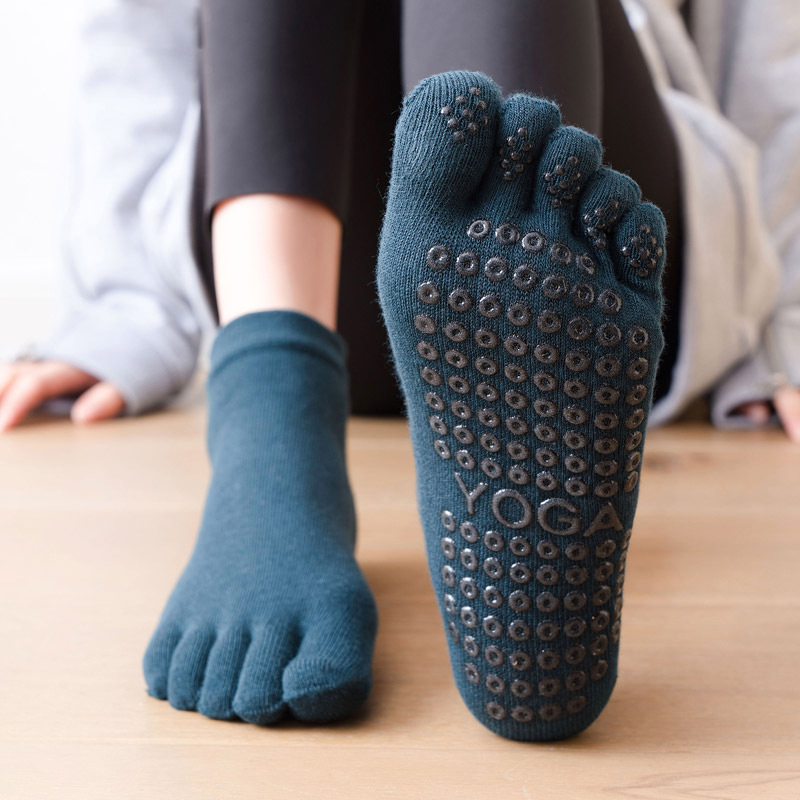 Pilates Yoga Sport - Chaussettes de Pilates antidérapantes pour femmes,