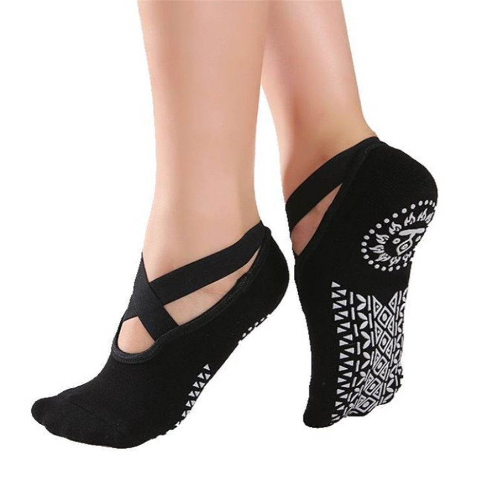 Yoga Pilates Girl - Chaussettes de Yoga en Silicone pour