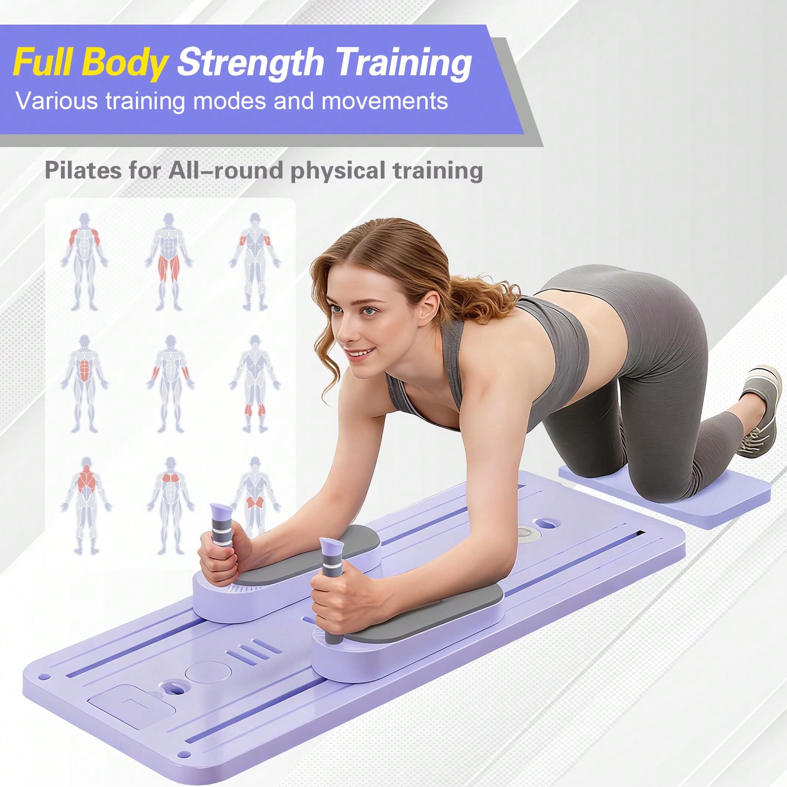 Reformer Pilates avec barre, p - Pilates & Yoga Reversible Mockneck Sweatshirt avis et prix