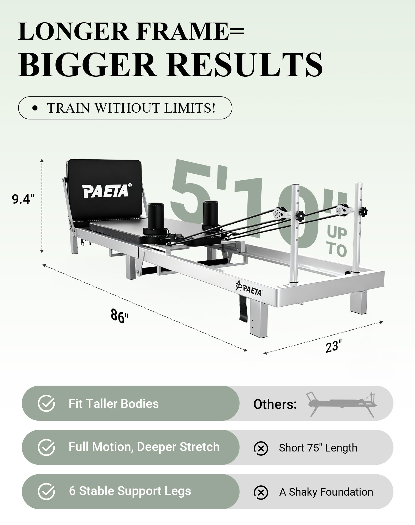 Appareil de Pilates Reformer,  - Pilates Reformer Spring avis et prix
