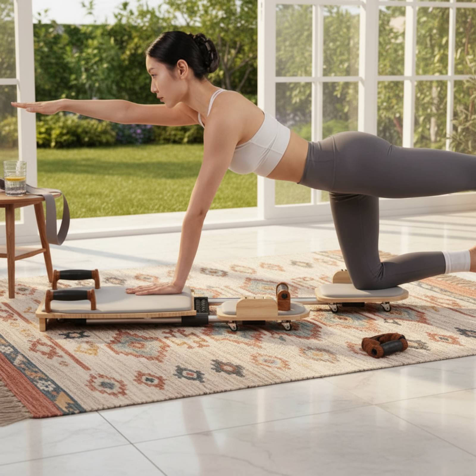 Reformer Pilates à domicile 6  - Pilates Reformer Spring avis et prix