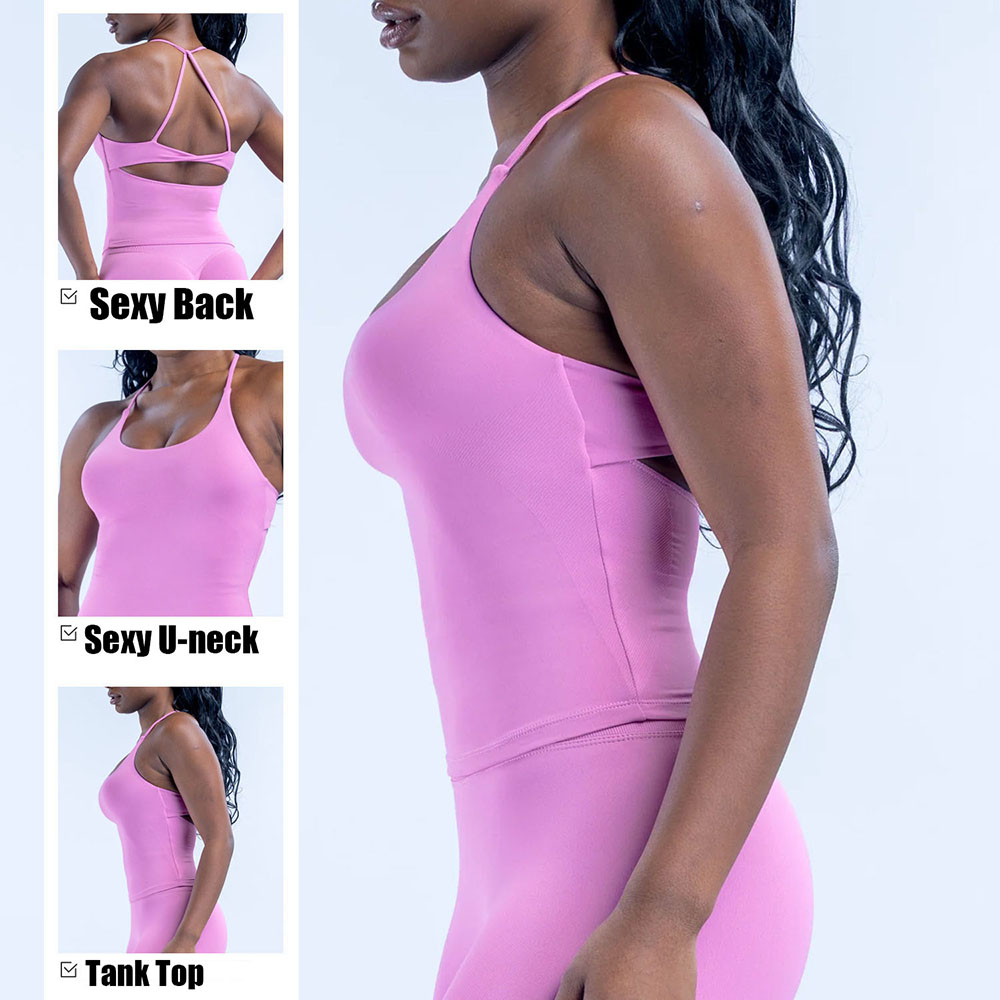 Cloud Hide Top de yoga rose po - Yoga Pilates Girl avis et prix